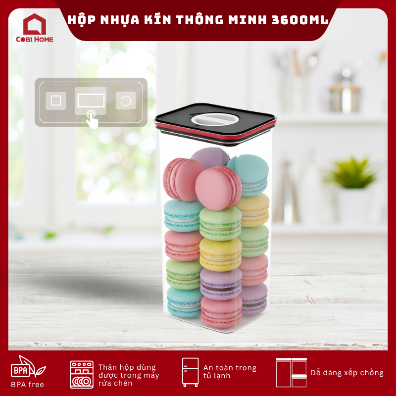 Hộp nhựa kín thông minh 3600ml_364380