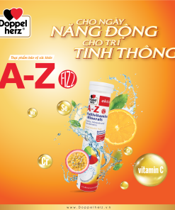 TPBVSK A-Z Fizz bổ sung vitamin và khoáng chất dạng sủi hỗ trợ tăng cường sức khỏe, tăng sức đề kháng