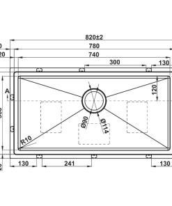 CHẬU SUS WS R10 HS25-SSN1S-8244_BRUSH