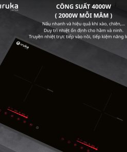 Bếp điện từ đôi Iruka I-36