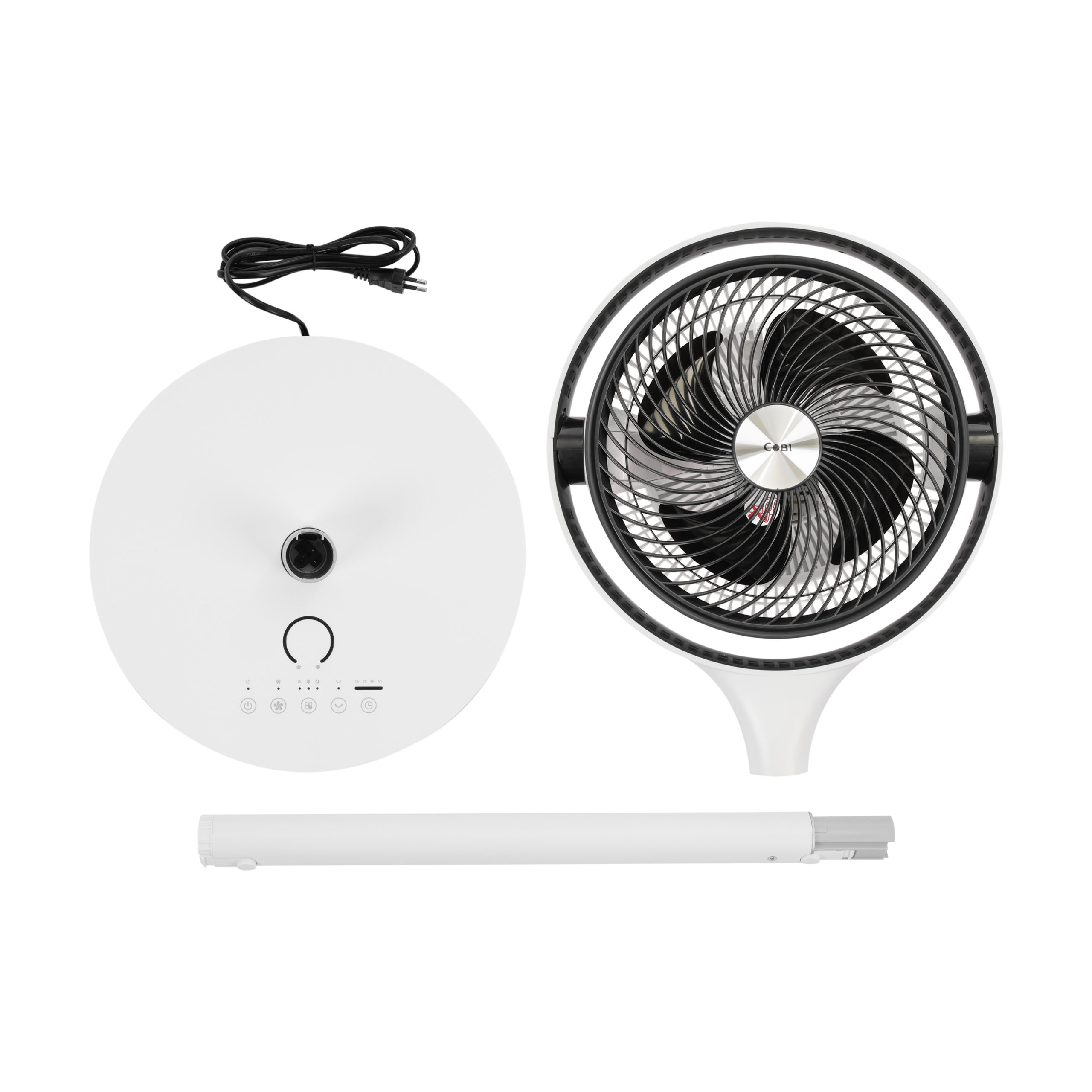Quạt đứng tuần hoàn không khí 10″ COBI – Điều khiển từ xa, Điều chỉnh góc xoay linh hoạt_341730