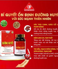 TPBVSK Đường huyết Trường Sinh Hộp 60v