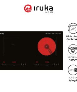 Bếp điện đôi (hồng ngoại và điện từ) Iruka I-35
