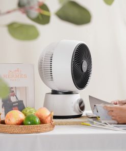 Quạt tuần hoàn không khí để bàn 8″ COBI – Điều khiển từ xa, Hẹn giờ, Xoay tự động 3D 360°_341729