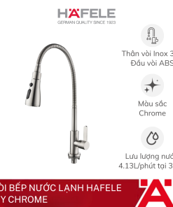 Vòi bếp HAFELE nước lạnh DIY Chrome