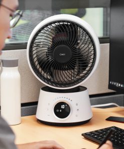 Quạt tuần hoàn không khí để bàn 8″ COBI – Điều khiển từ xa, Hẹn giờ, Xoay tự động 3D 360°_341729
