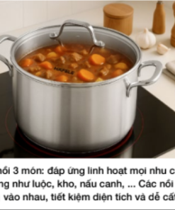 Bộ nồi 3 món Hafele HS-CW3WX