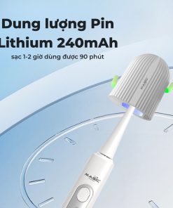 Nắp tiệt trùng đầu bàn chải điện Magic B-10 màu trắng