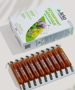 Nước uống ARKOPHARMA DETOXIFIANT HEPATIQUE hỗ trợ giải độc gan, hỗ trợ tiêu hóa (Hộp 20 ống)
