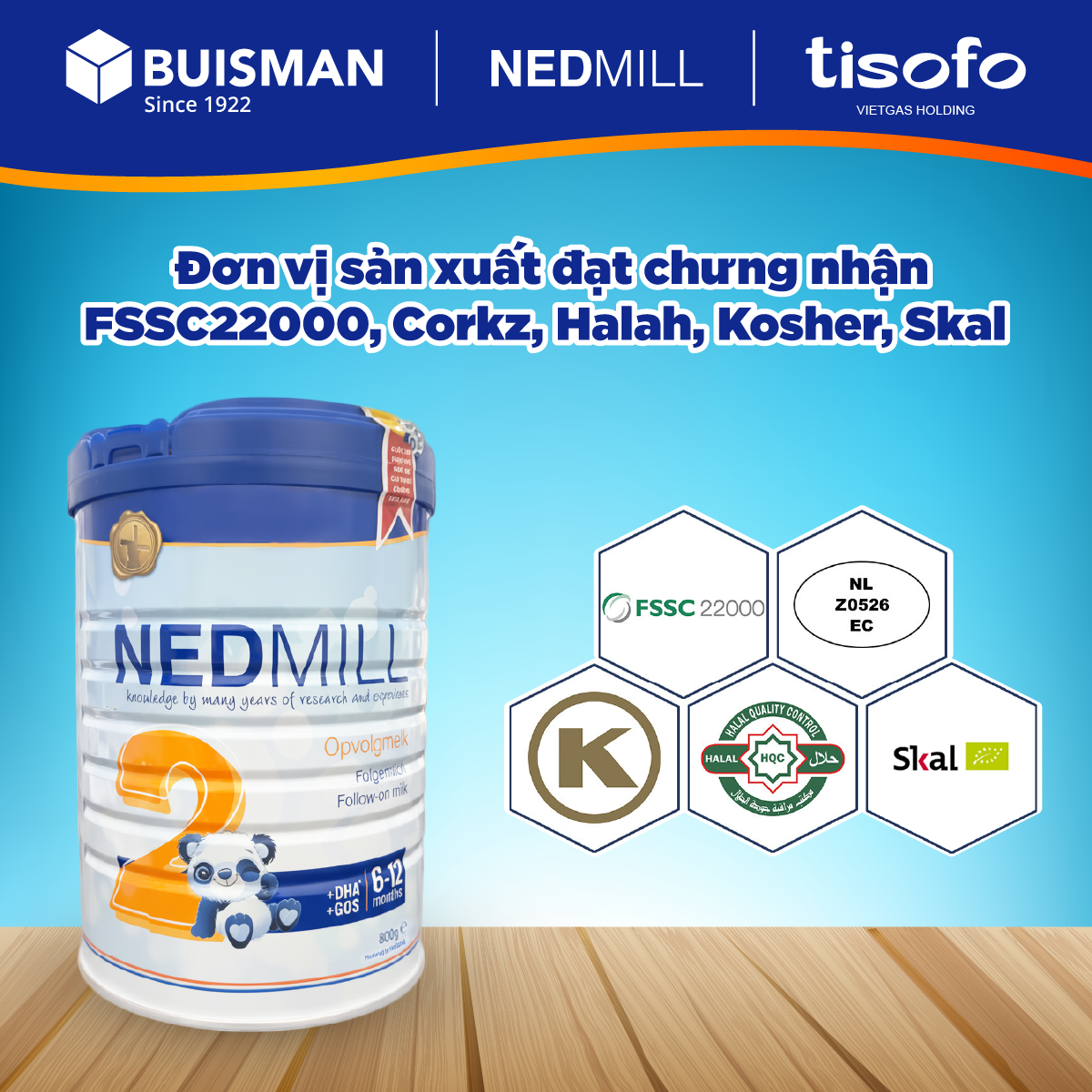 Sữa công thức Nedmill Stage 2 – Bổ sung dinh dưỡng cho Trẻ từ 6-12 tháng tuổi