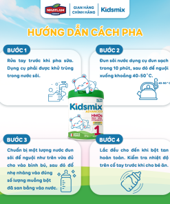 Sữa Bột Công Thức Kidsmix Advanced Số 1 400gr Dành Cho Bé Từ 0-12 Tháng Tuổi