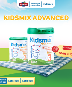 Sữa Bột Kidsmix Advanced Số 3 800gr Dành Cho Bé Từ 24 Tháng Tuổi