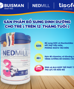 Sữa công thức Nedmill Stage 3 – Bổ sung dinh dưỡng cho Trẻ trên 12 tháng tuổi