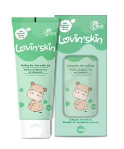 Kem dưỡng ẩm mềm da cho bé Lovin’skin giảm khô ngứa, nứt nẻ da (100g)