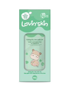 Kem dưỡng ẩm mềm da cho bé Lovin’skin giảm khô ngứa, nứt nẻ da (100g)
