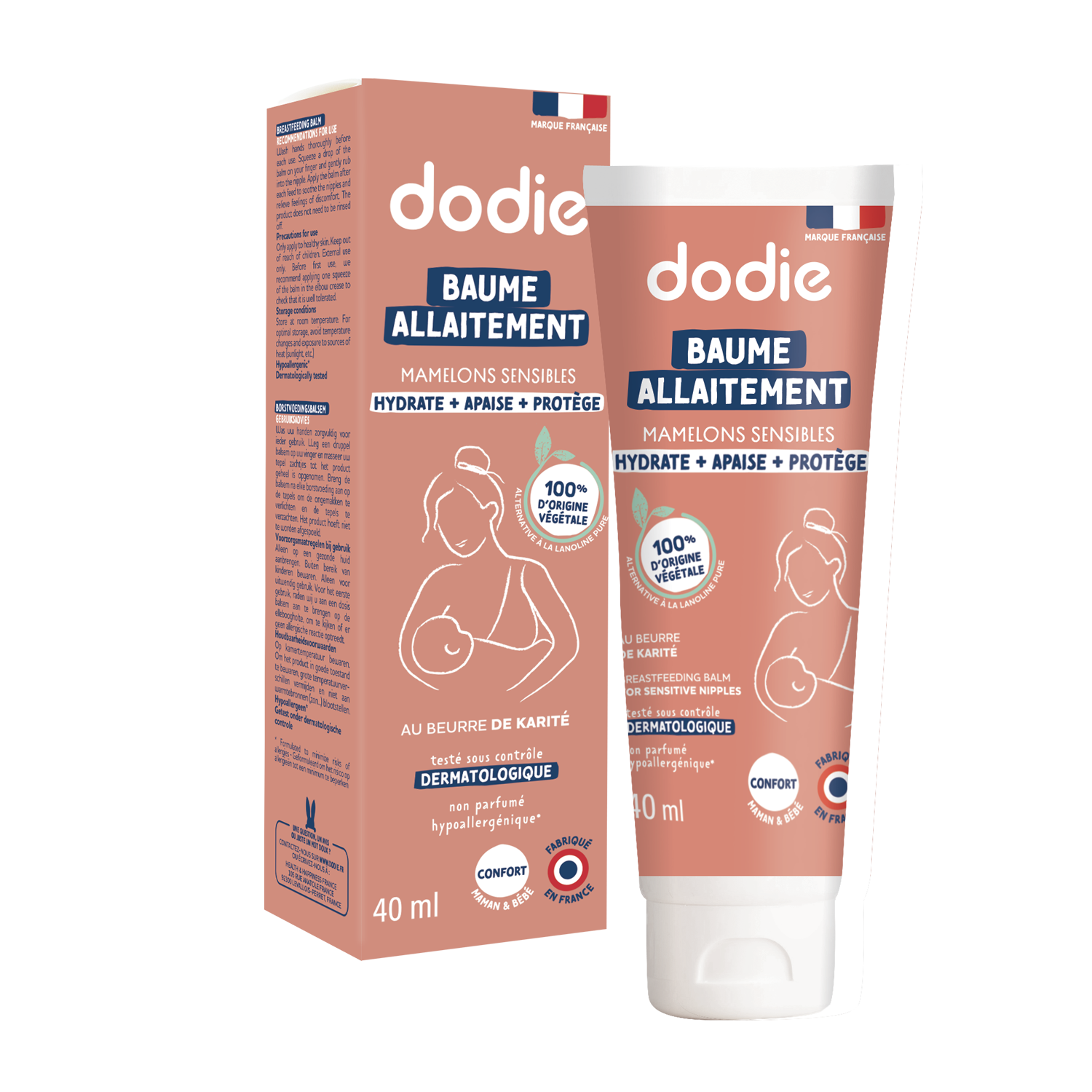 Kem Lanolin thực vật bảo vệ đầu ti Dodie 40ml