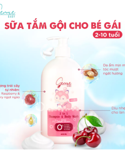 Tắm gội Gennie Baby 2in1 for Girl 400ml