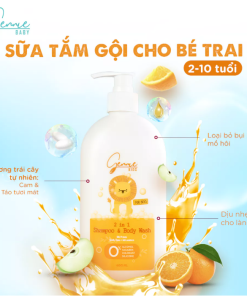 Tắm gội Gennie Baby 2in1 for Boys 400ml