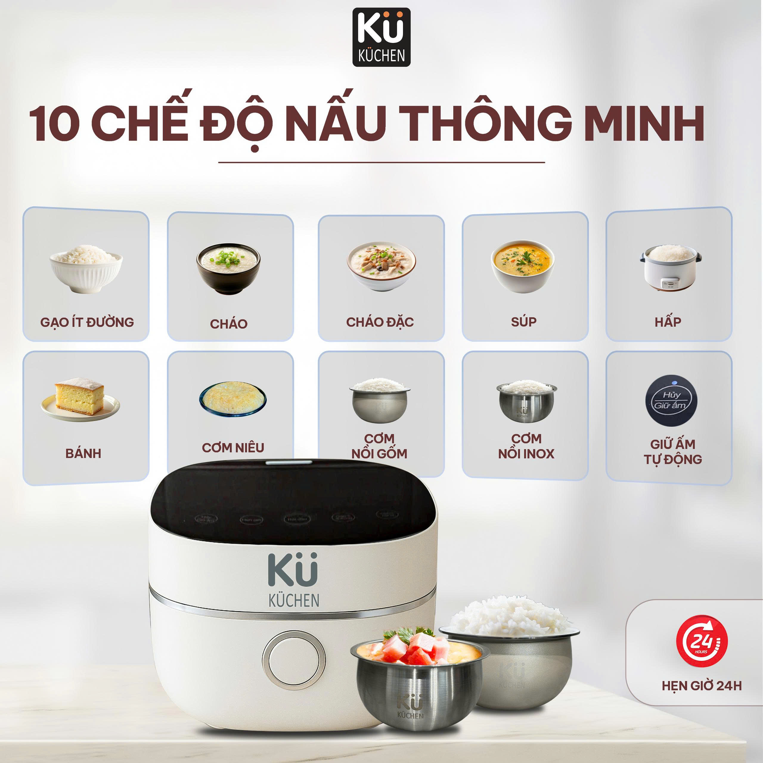 Nồi cơm điện Kuchen KU RCDP3003