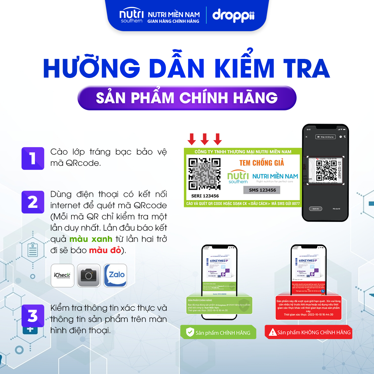 Thực phẩm bảo vệ sức khỏe 6 ENZYMES IP