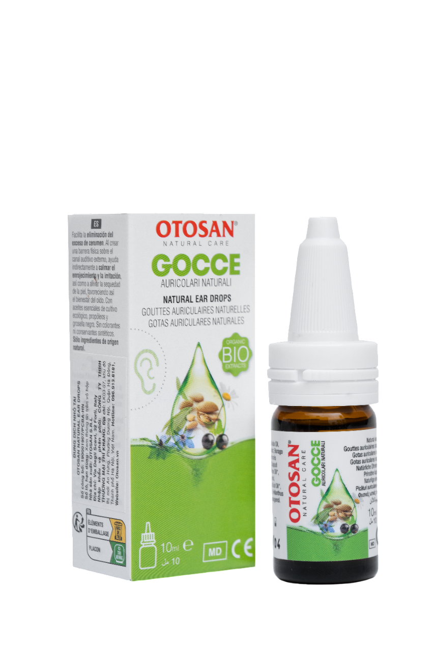 Nhỏ Tai Otosan Cho Bé Từ 1 Tuổi – Làm Mềm Ráy – Giảm Viêm Ngứa Tai – Thảo Dược Tự Nhiên – 10ml
