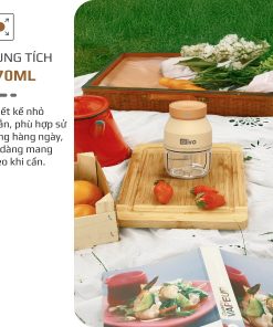 Máy Xay Thực Phẩm Đa Năng Sạc Pin OLIVO RFC270