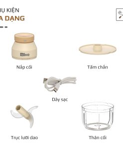 Máy Xay Thực Phẩm Đa Năng Sạc Pin OLIVO RFC270