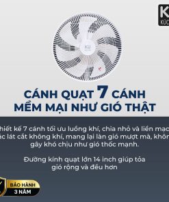 Quạt điện BLDC KL-2201DC