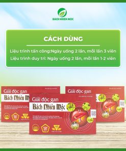 TPBVSK Giải Độc Gan Bách Nhiên Mộc hỗ trợ giải độc gan, mát gan (Hộp 30 viên)