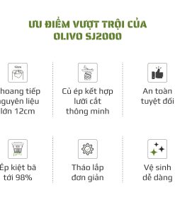 Máy ép chậm OLIVO SJ2000