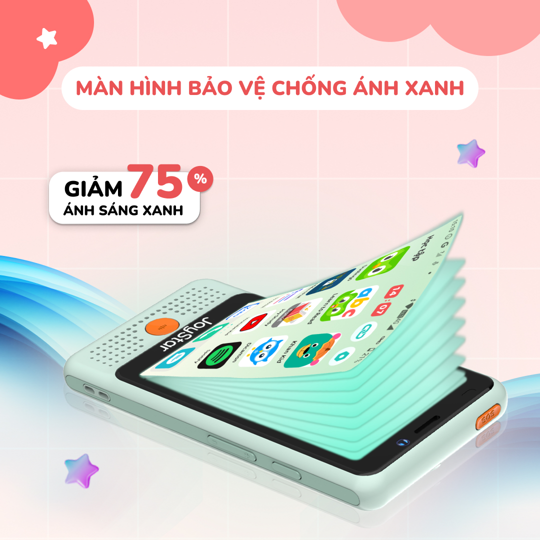 Điện thoại thông minh học sinh JoyStar S10 màu xanh Green