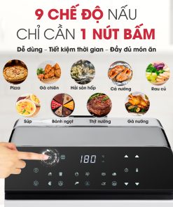 Nồi chiên không dầu kết hợp hấp Magic Eco S12