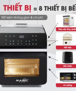 Nồi chiên không dầu kết hợp hấp Magic Eco S12
