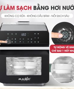 Nồi chiên không dầu kết hợp hấp Magic Eco S12