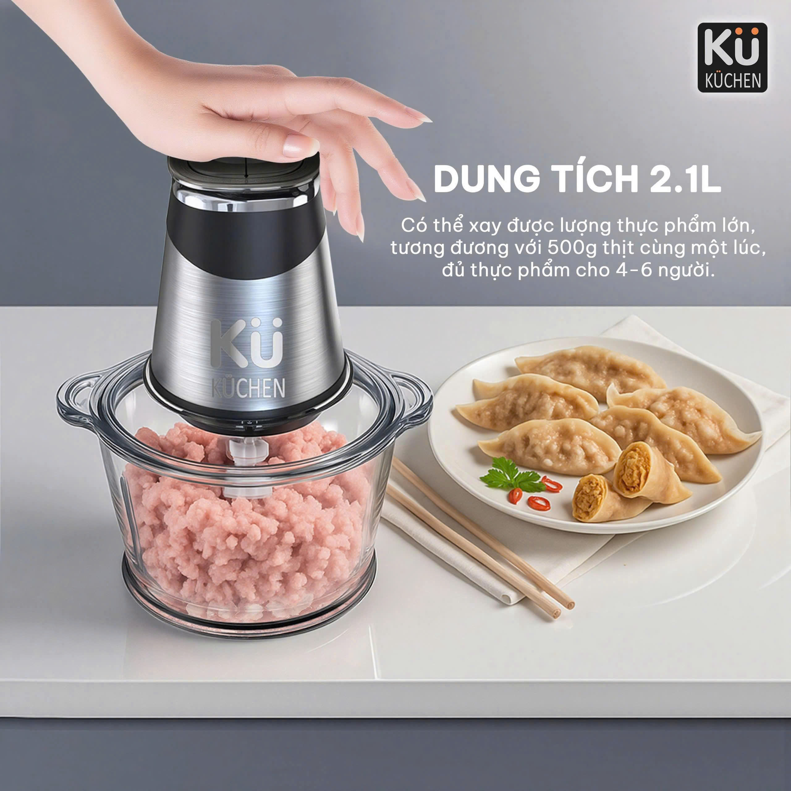 Máy xay thực phẩm đa năng KU DKFC1212