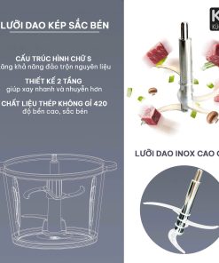 Máy xay thực phẩm đa năng KU DKFC1212