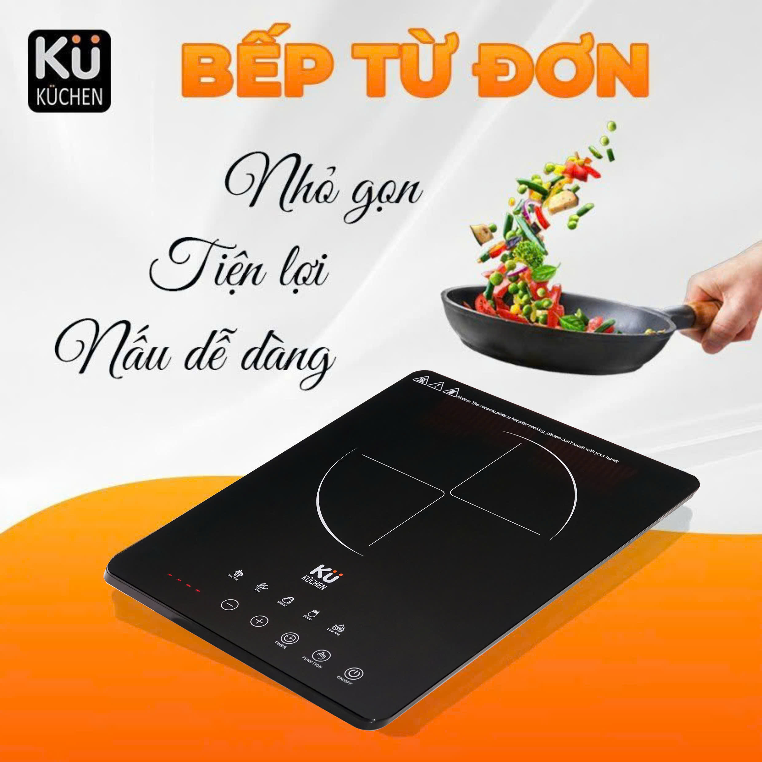 Bếp điện từ đơn KUCHEN KU MI928