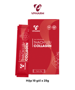 Thực phẩm bổ sung Thạch lựu Collagen – Hộp 10 gói