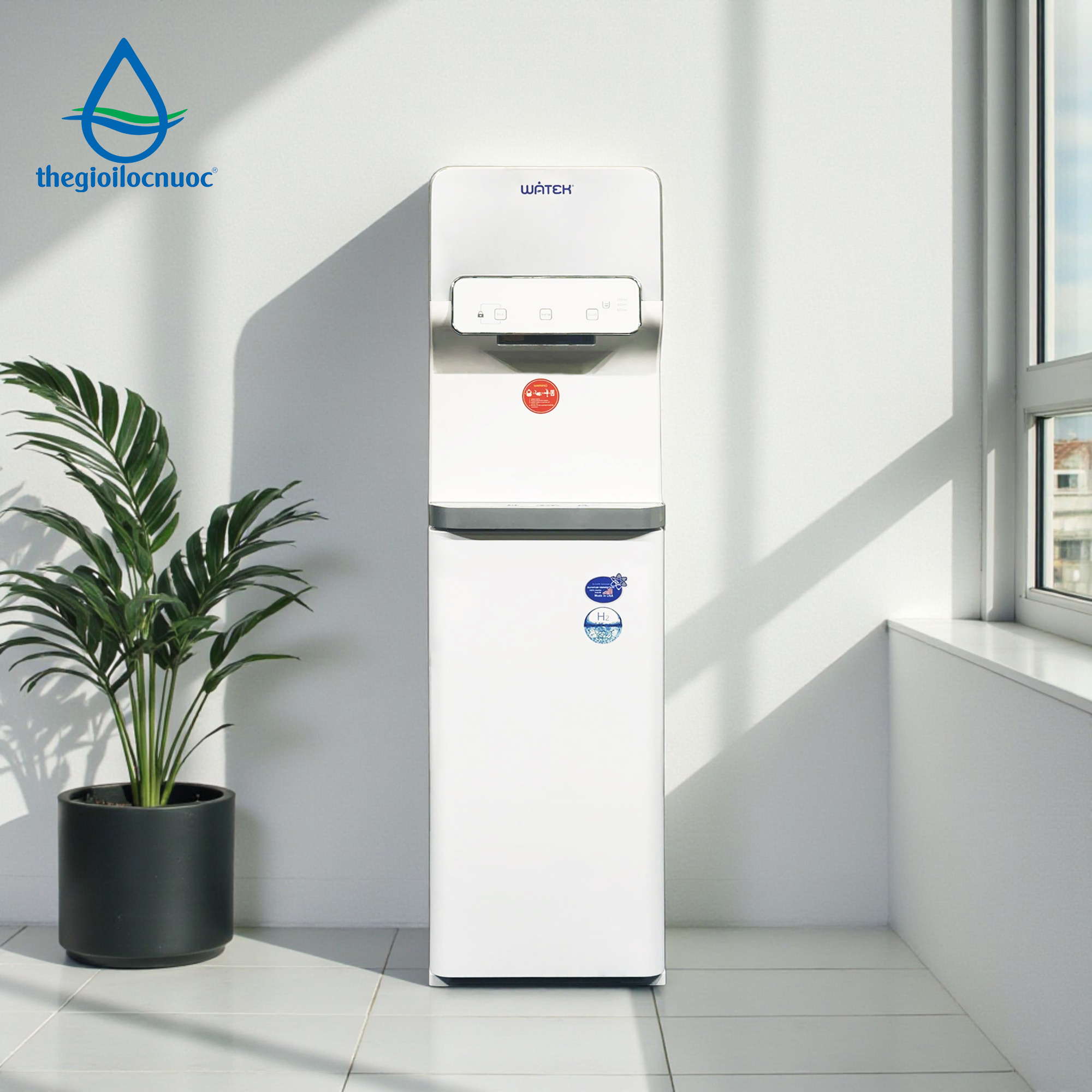 Máy lọc nước nóng lạnh Watek, model: WT-028S-RO