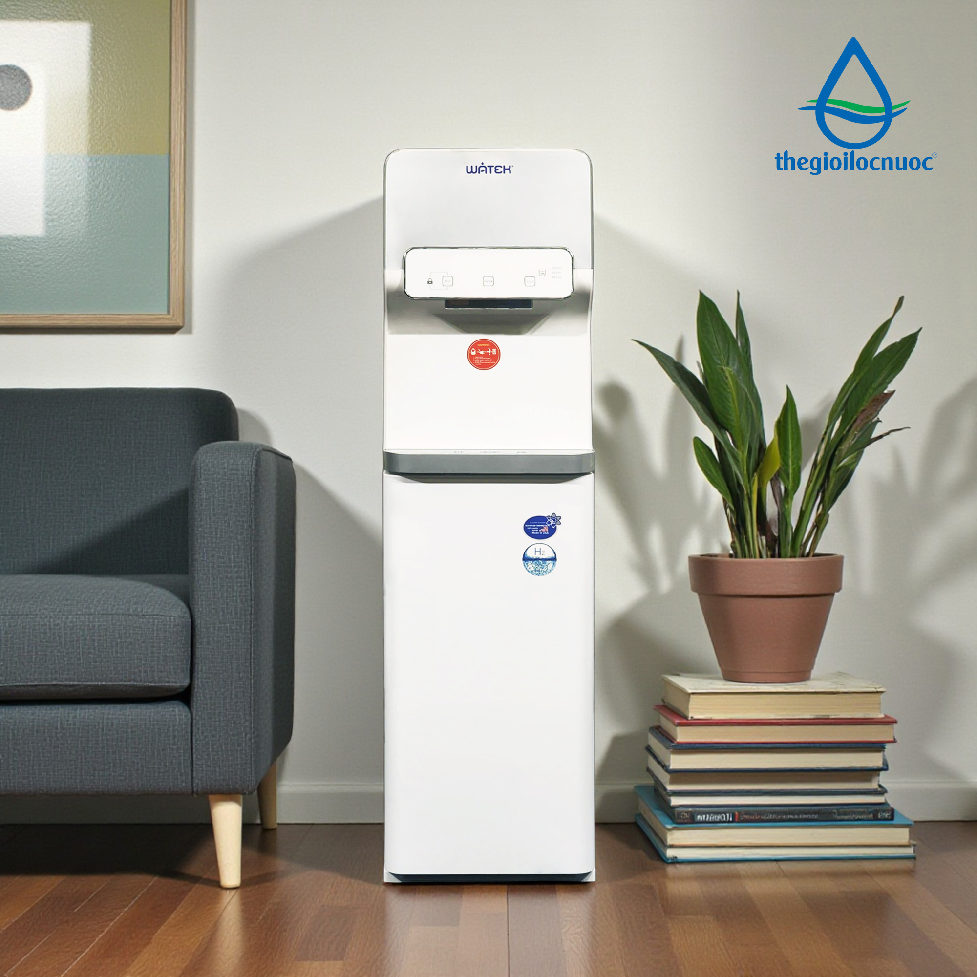 Máy lọc nước nóng lạnh Watek, model: WT-028S-RO