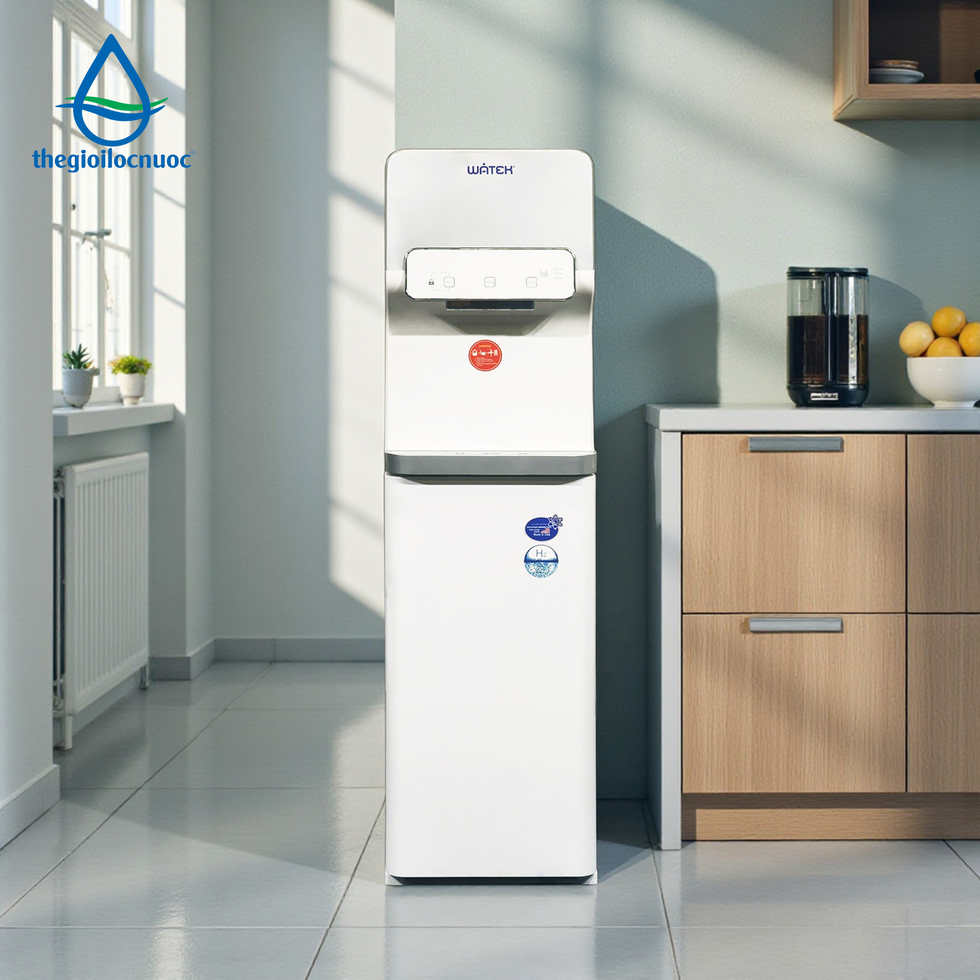 Máy lọc nước nóng lạnh Watek, model: WT-028S-RO