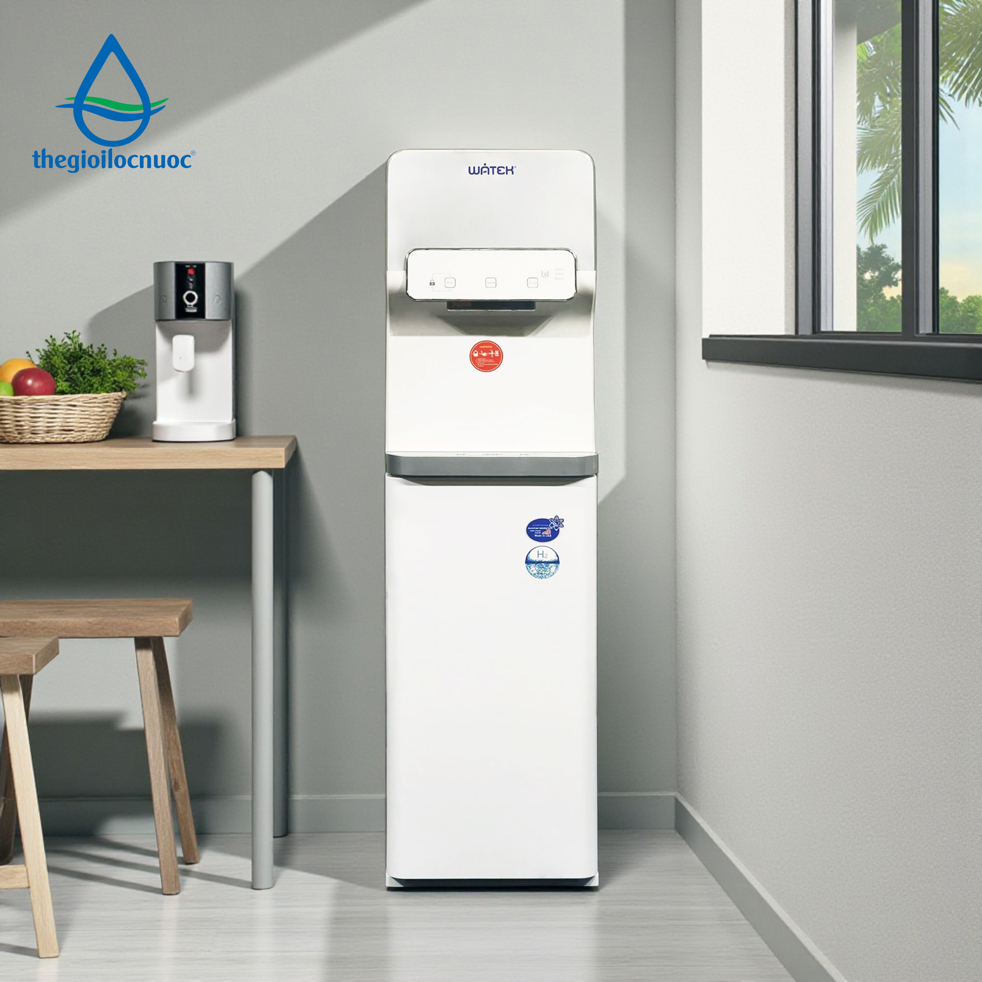 Máy lọc nước nóng lạnh Watek, model: WT-028S-RO