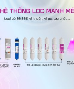 Máy Lọc Nước Nóng Lạnh Nguội Ion Kiềm Hydrogen Mutosi Pro MP-99PRO