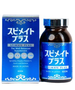 Viên Tảo Xoắn Spirulina Spimate Plus Nhật Bản 600v