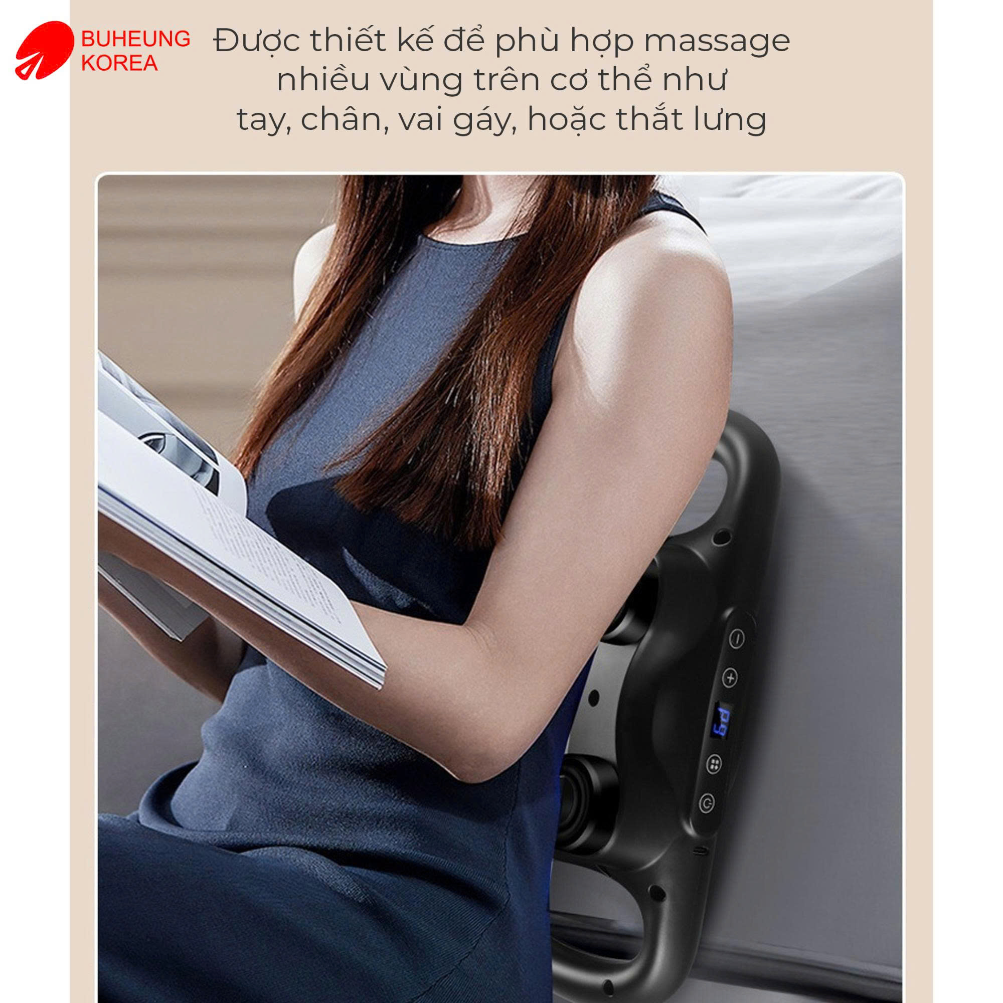 Máy massage 4 đầu Buheung MK-223