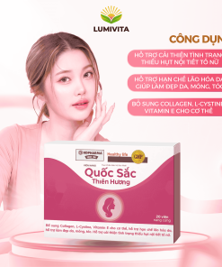 Viên nang QUỐC SẮC THIÊN HƯƠNG hỗ trợ tăng cường nội tiết tố nữ (hộp 20 viên)