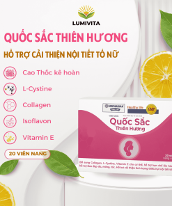 Viên nang QUỐC SẮC THIÊN HƯƠNG hỗ trợ tăng cường nội tiết tố nữ (hộp 20 viên)