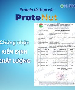 Protein từ thực vật PROTENUT dinh dưỡng toàn diện cho cả gia đình (hộp 4 gói x 40g)