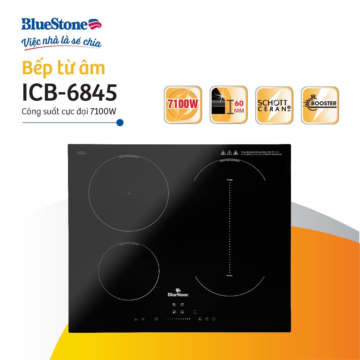 Bếp Từ Ba BlueStone ICB-6845 7100W
