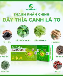 TPBVSK An Đường Bách Nhiên Mộc hỗ trợ chuyển hóa đường, giảm nguy cơ đường huyết cao (Hộp 60 viên)